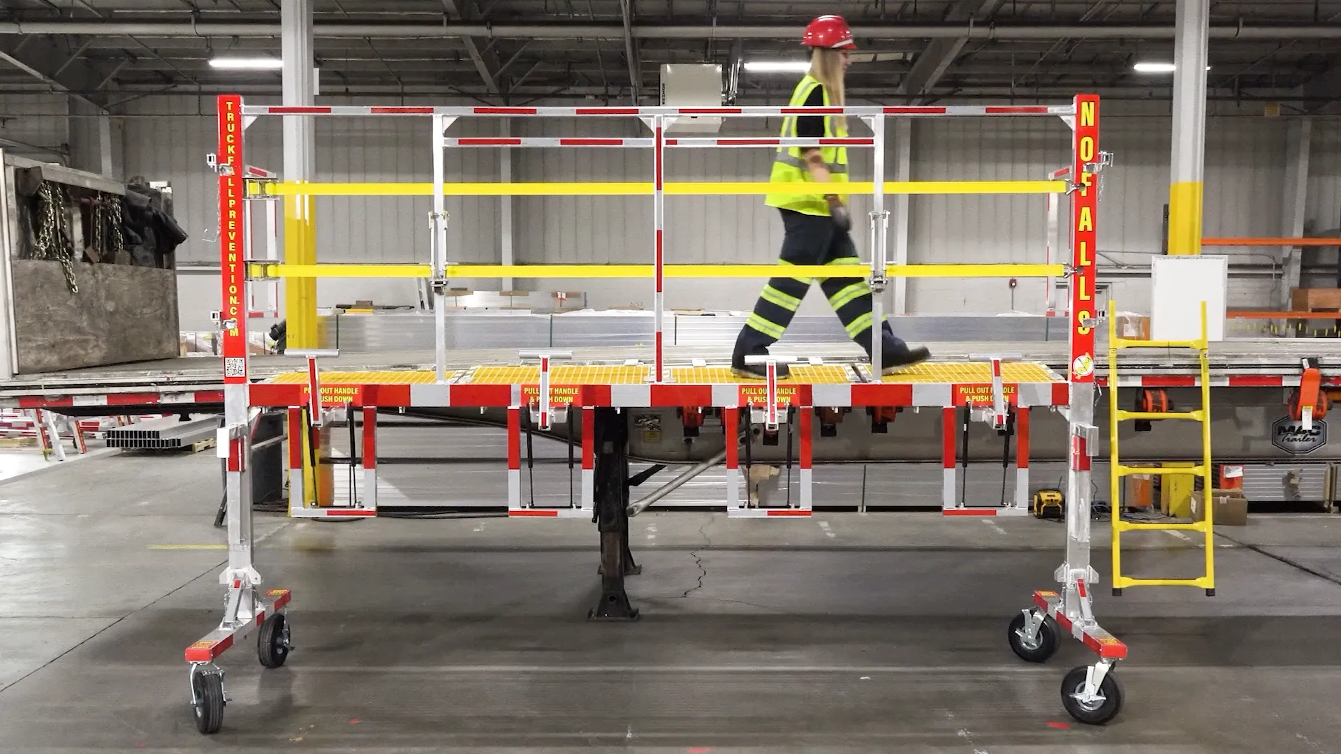 Fold Down Walking Panel System